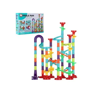 113Pcs Piece DIY Marble Run Race Set