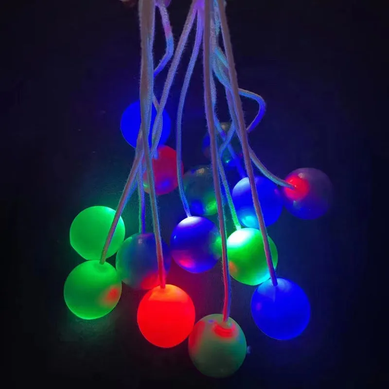 2 PCS Light-up Handheld Impact Bouncing Ball, TO0083