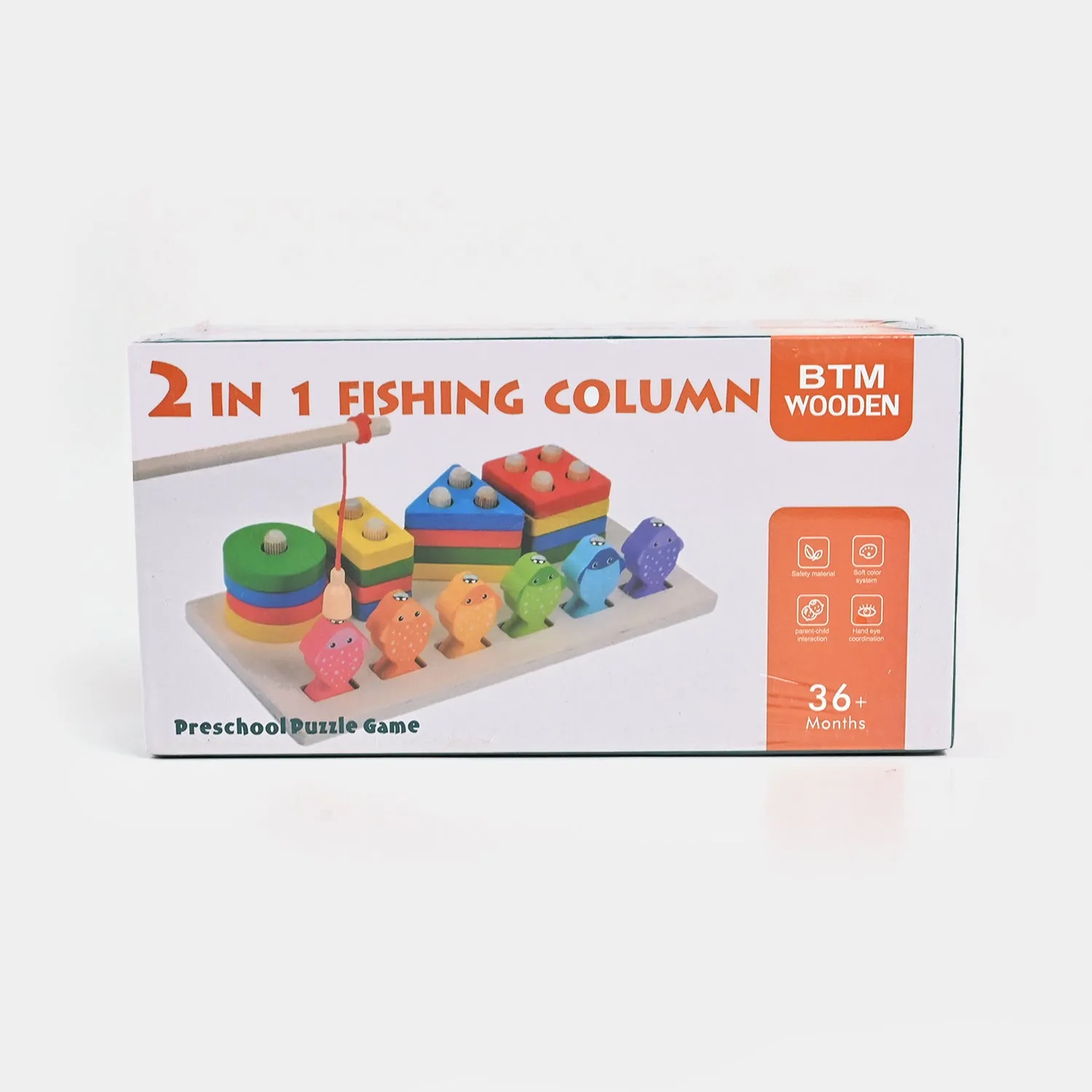 2in1 Wooden Fishing Sorting Play Set