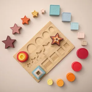 3 Shapes Learning Kit - Silicone Toys