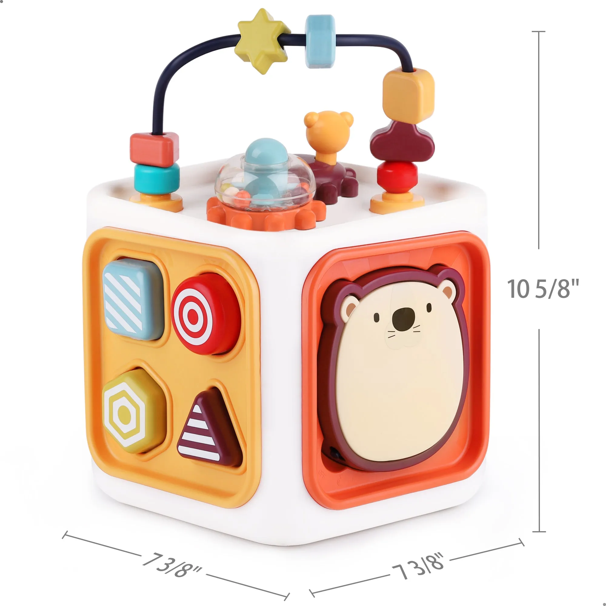 6 in 1 Baby Activity Cube, Musical Drum