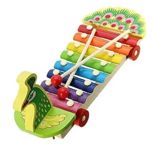 8-Quin Hand Knocks- Xylophone Toy with 8 Notes(Random design will be send)