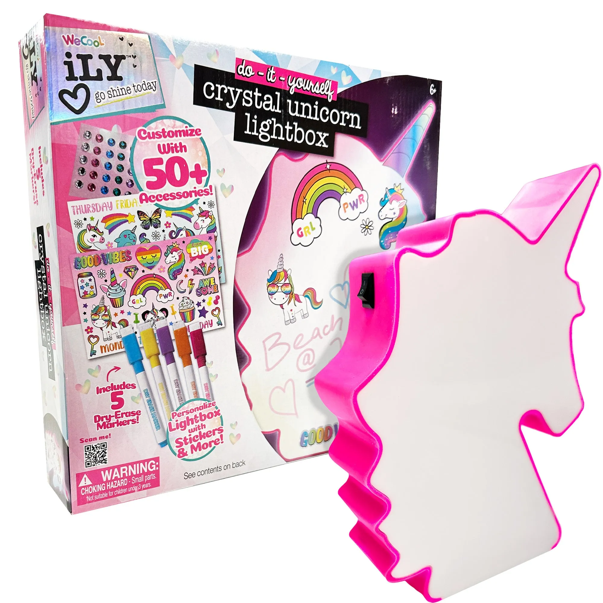 ACTIVITY KINGS ILY DIY: Personalized Crystal Unicorn Lightbox