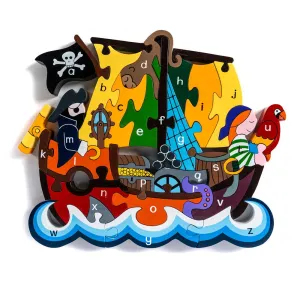 Alphabet Jigsaws Alphabet Pirate Ship