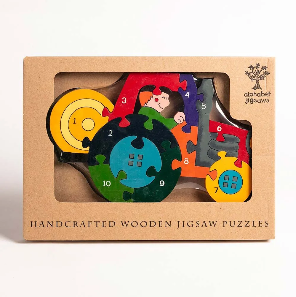 Alphabet Jigsaws Number Tractor