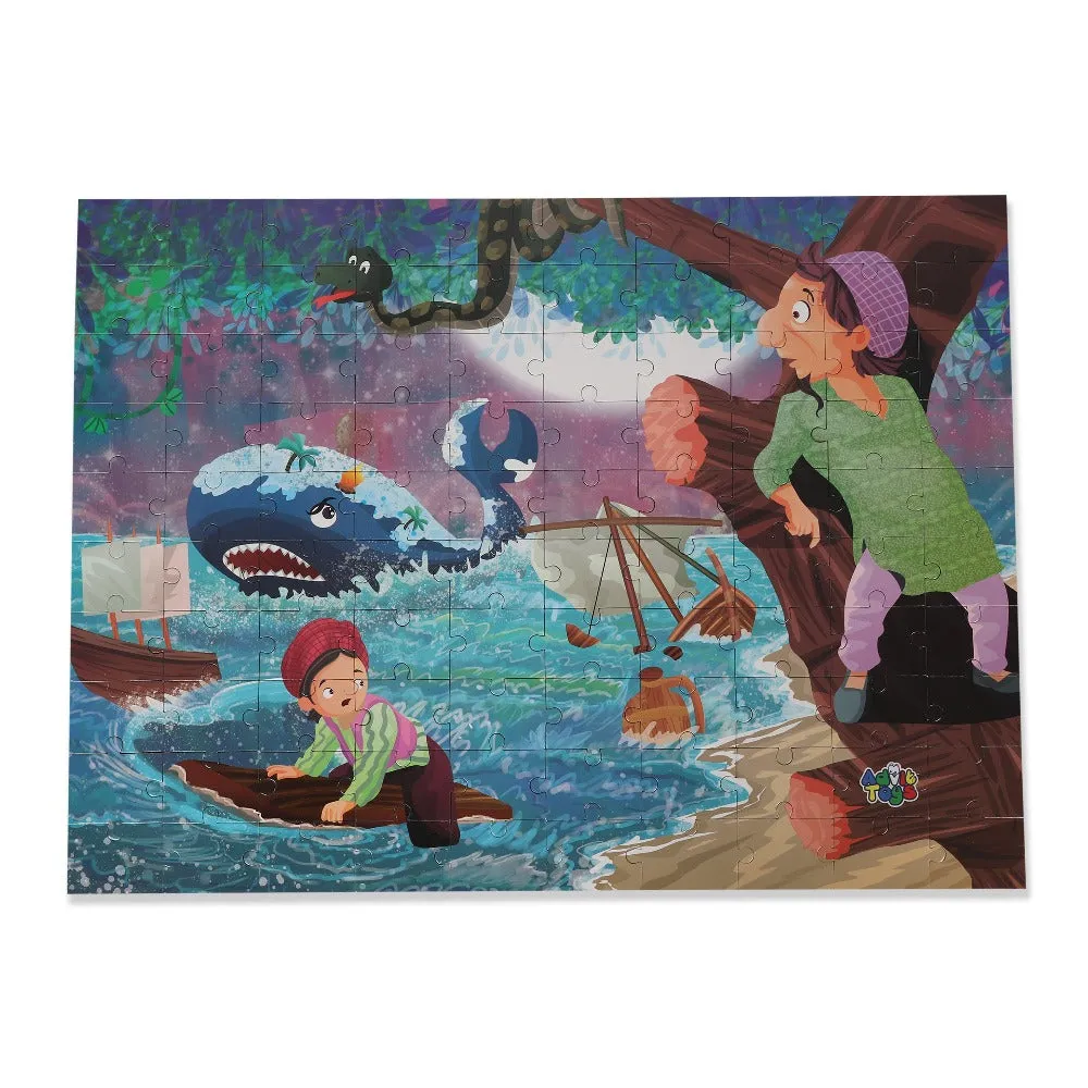 Arabian Nights - Jigsaw puzzle (100 Piece  32 Pages illustrated story books)