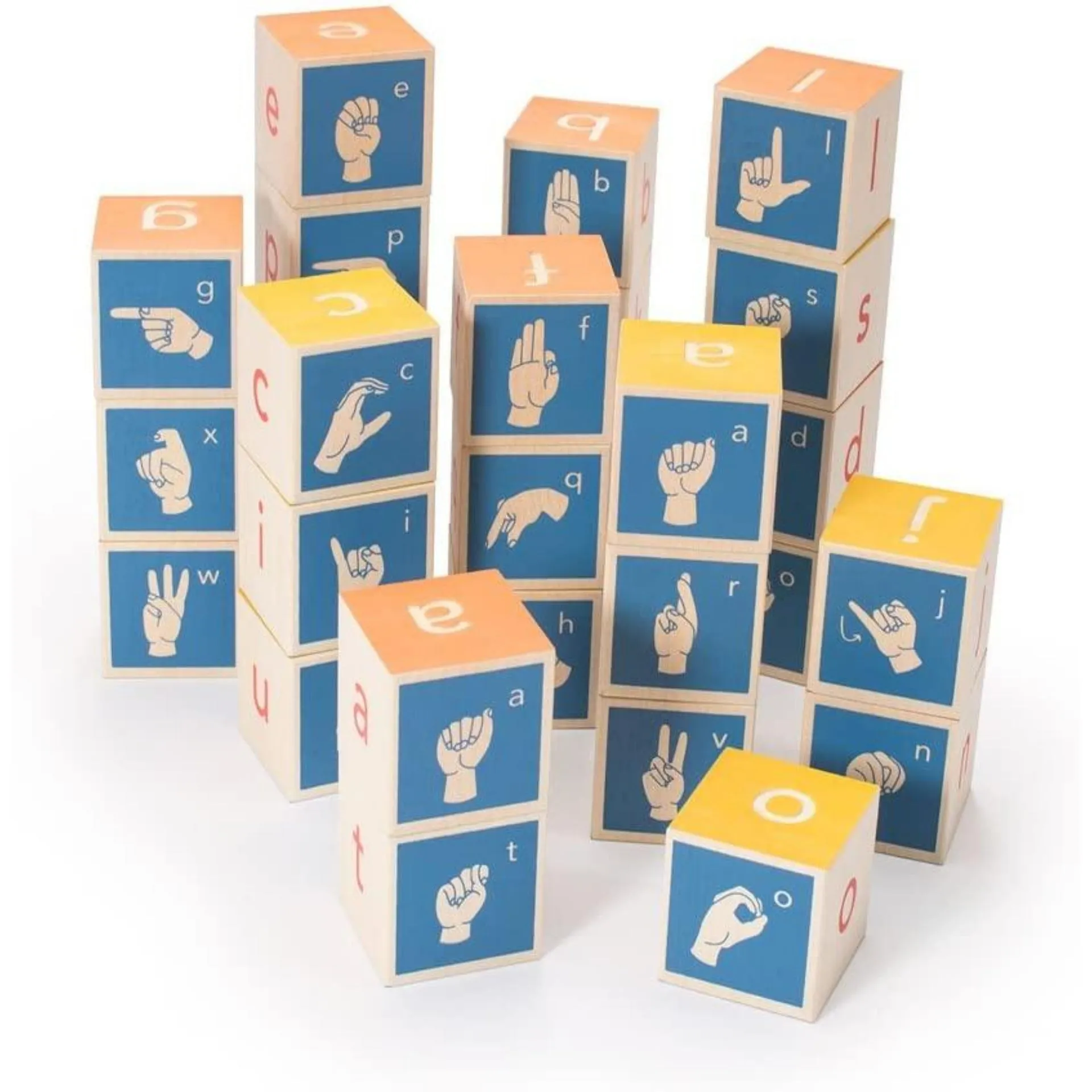 ASL Wooden Blocks