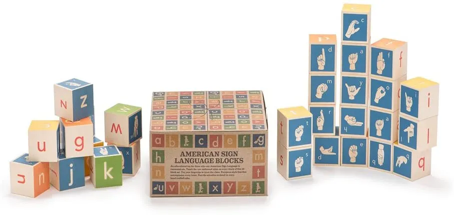 ASL Wooden Blocks