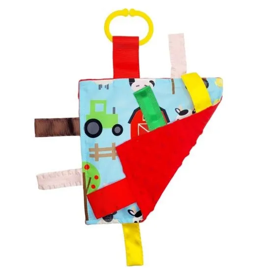 Baby Jack 20x20 Farm Animals Crinkle Sensory Toy