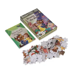 Beauty and the Beast - Jigsaw puzzle (100 Piece   32 Pages illustrated story book)