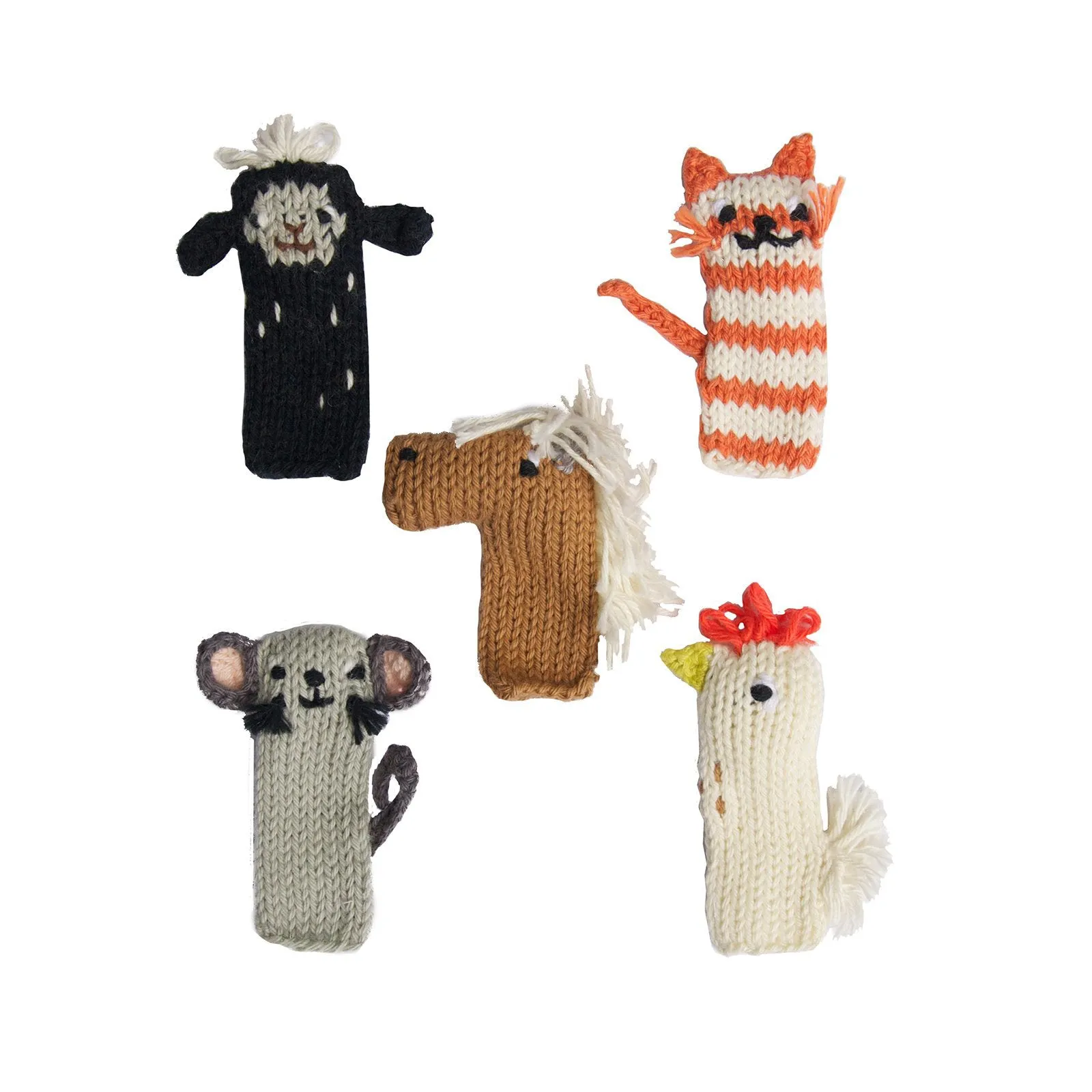 Blabla Kids Set of 5 Finger Puppets Barn