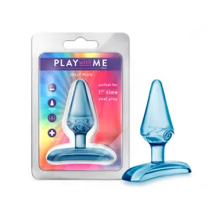 Blush Play With Me Hard Candy Anal Toy - Blue