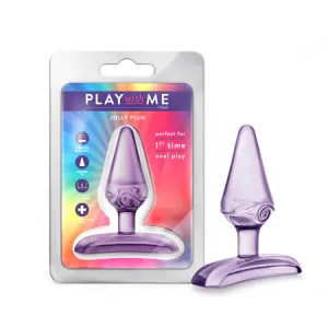 Blush Play With Me Hard Candy Anal Toy - Purple