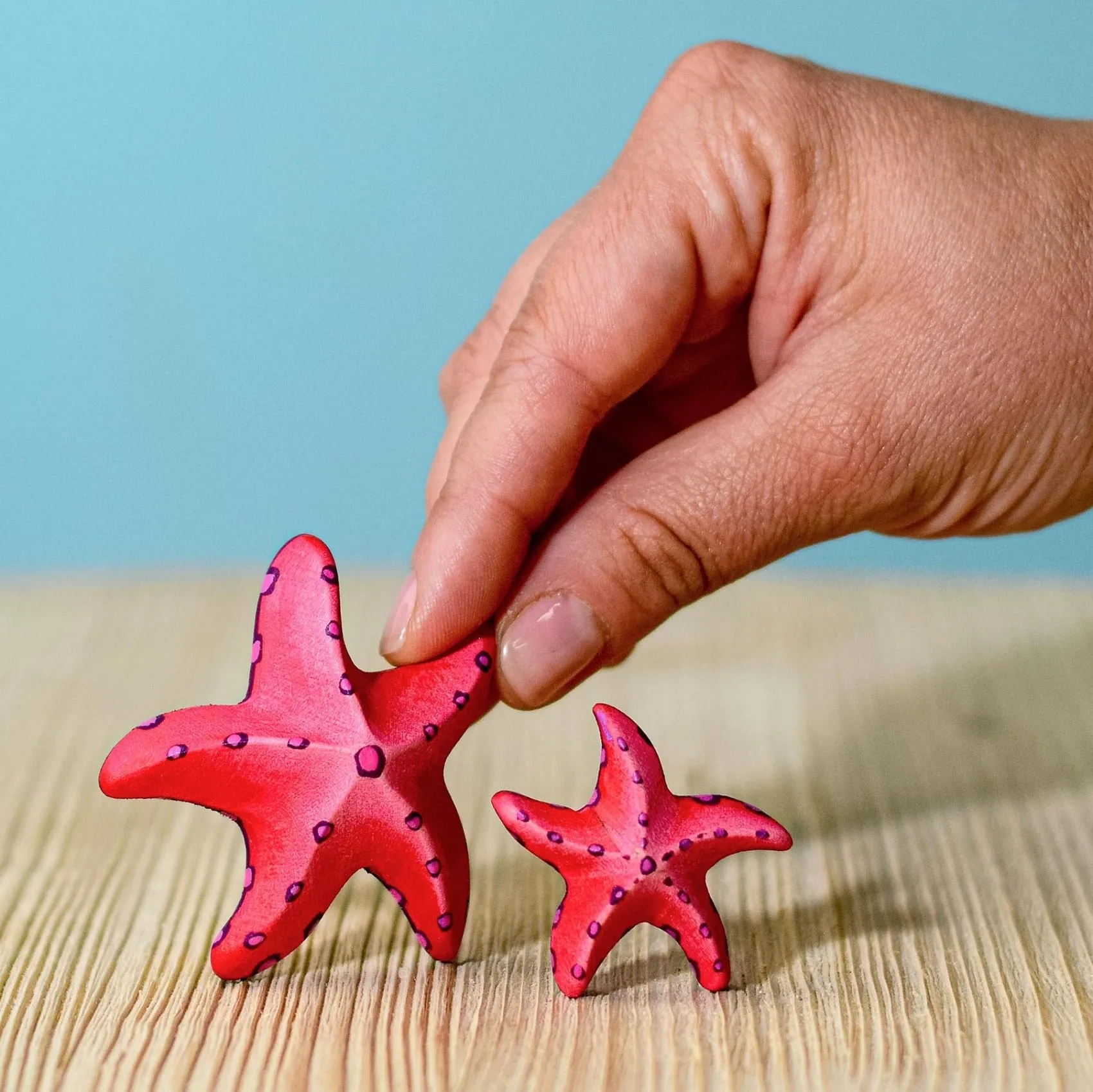 Bumbu Wooden Red Starfish Set