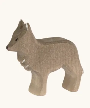 Bumbu Wooden Standing Wolf Cub