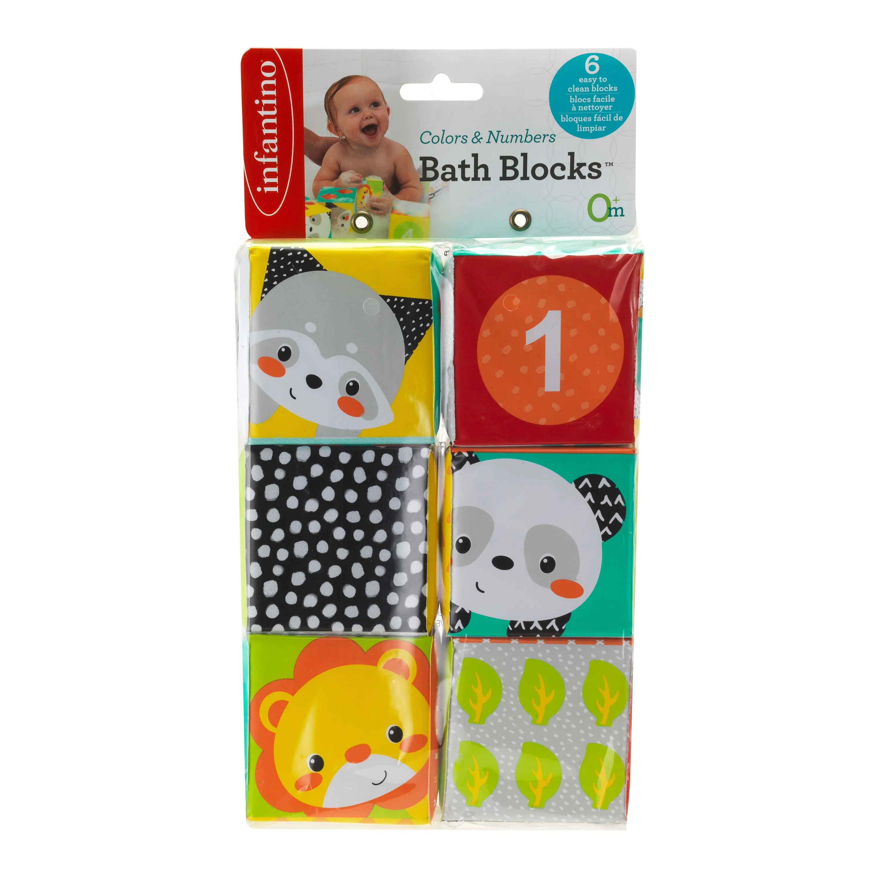 Colors & Numbers Bath Blocks