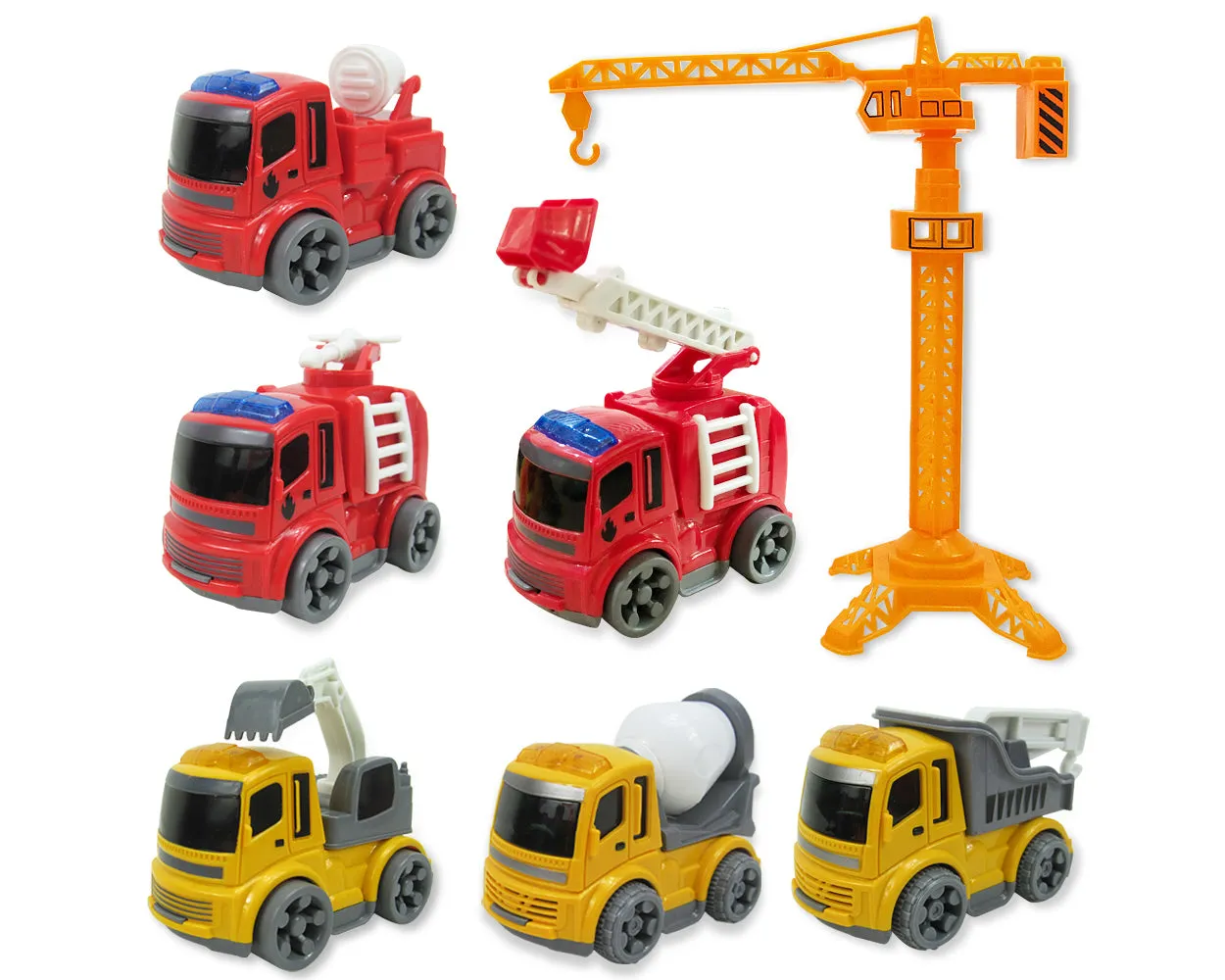 Construction Vehicles Truck Toys with Play Mat for Kids