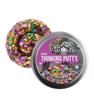 Crazy Aaron's Thinking Putty - Cryptocurrency Mini Tin 0.47oz