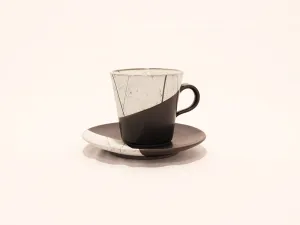 Cup and Saucer by Hiroshi Kikuchi