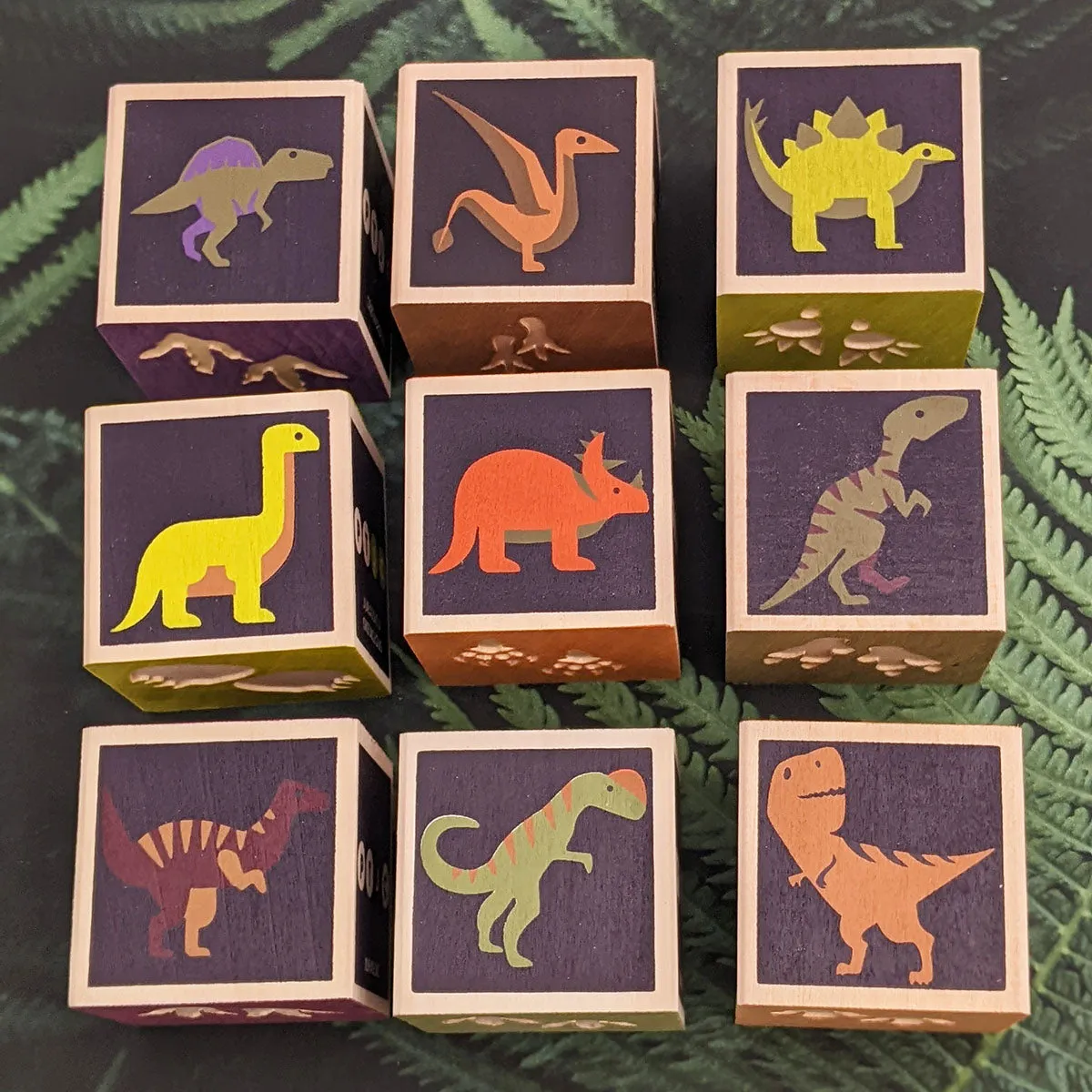 Dinosaur Wooden Blocks