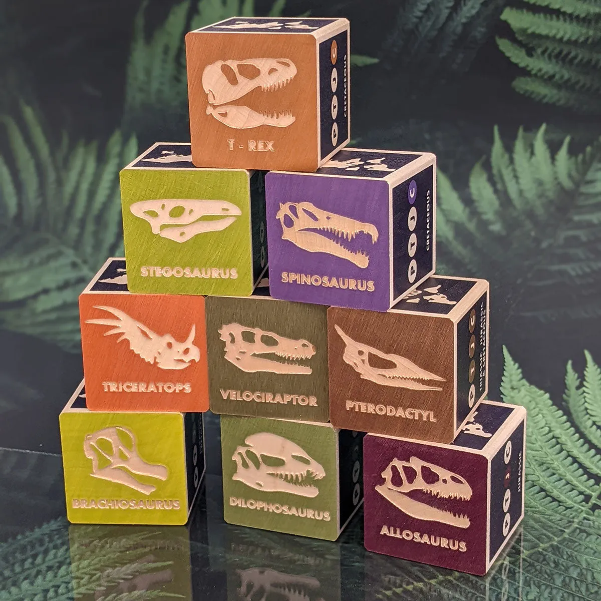 Dinosaur Wooden Blocks