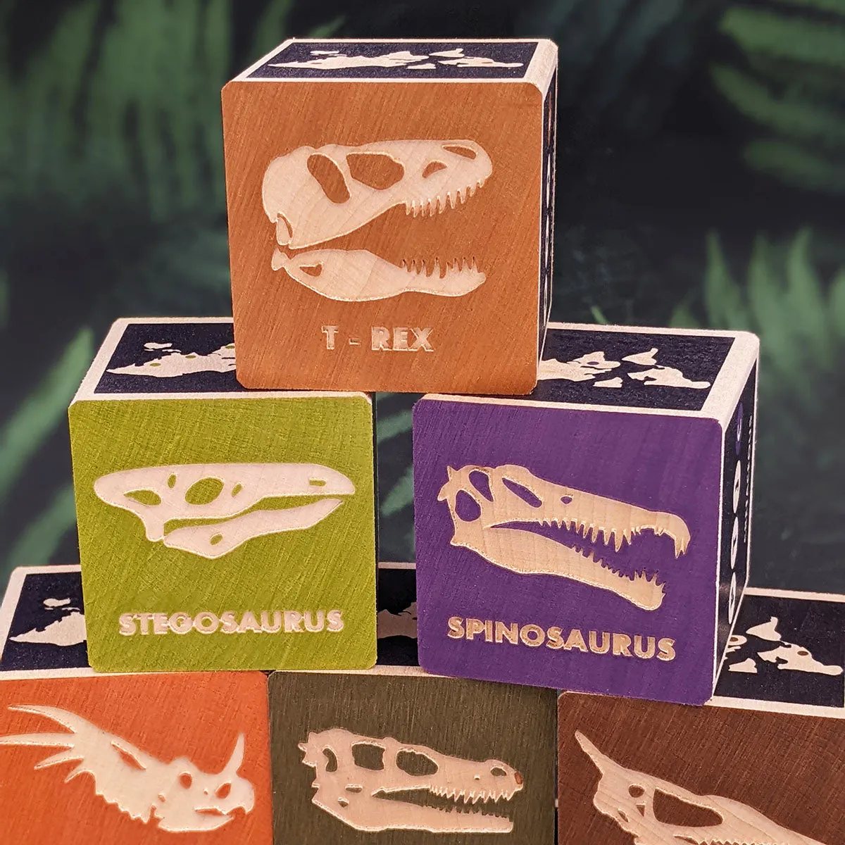 Dinosaur Wooden Blocks