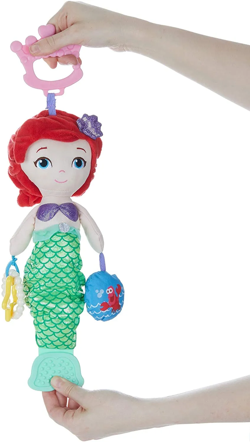 Disney Baby Princess Ariel On The Go Activity Toy - Soft Teething Toy