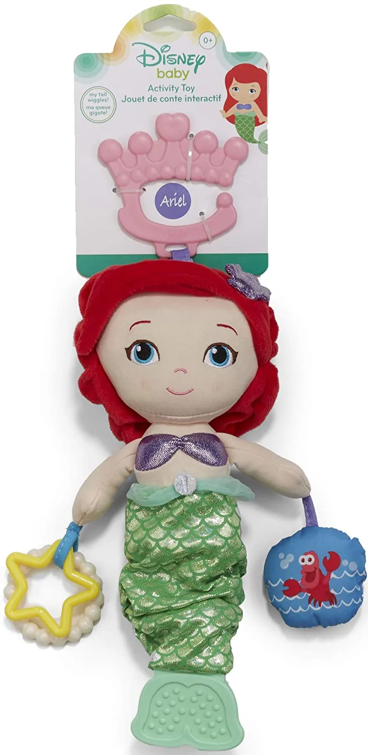 Disney Baby Princess Ariel On The Go Activity Toy - Soft Teething Toy