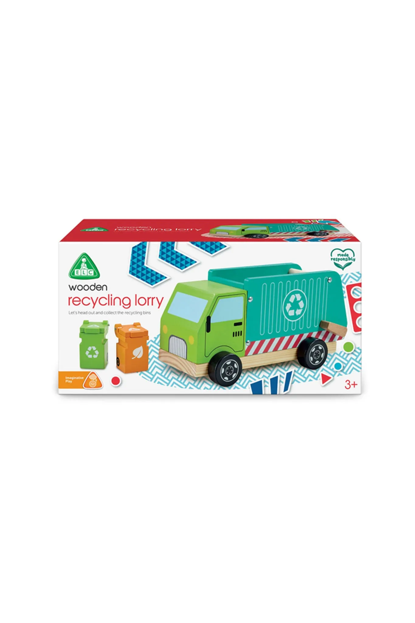 Early Learning Centre Wooden Recycling Lorry