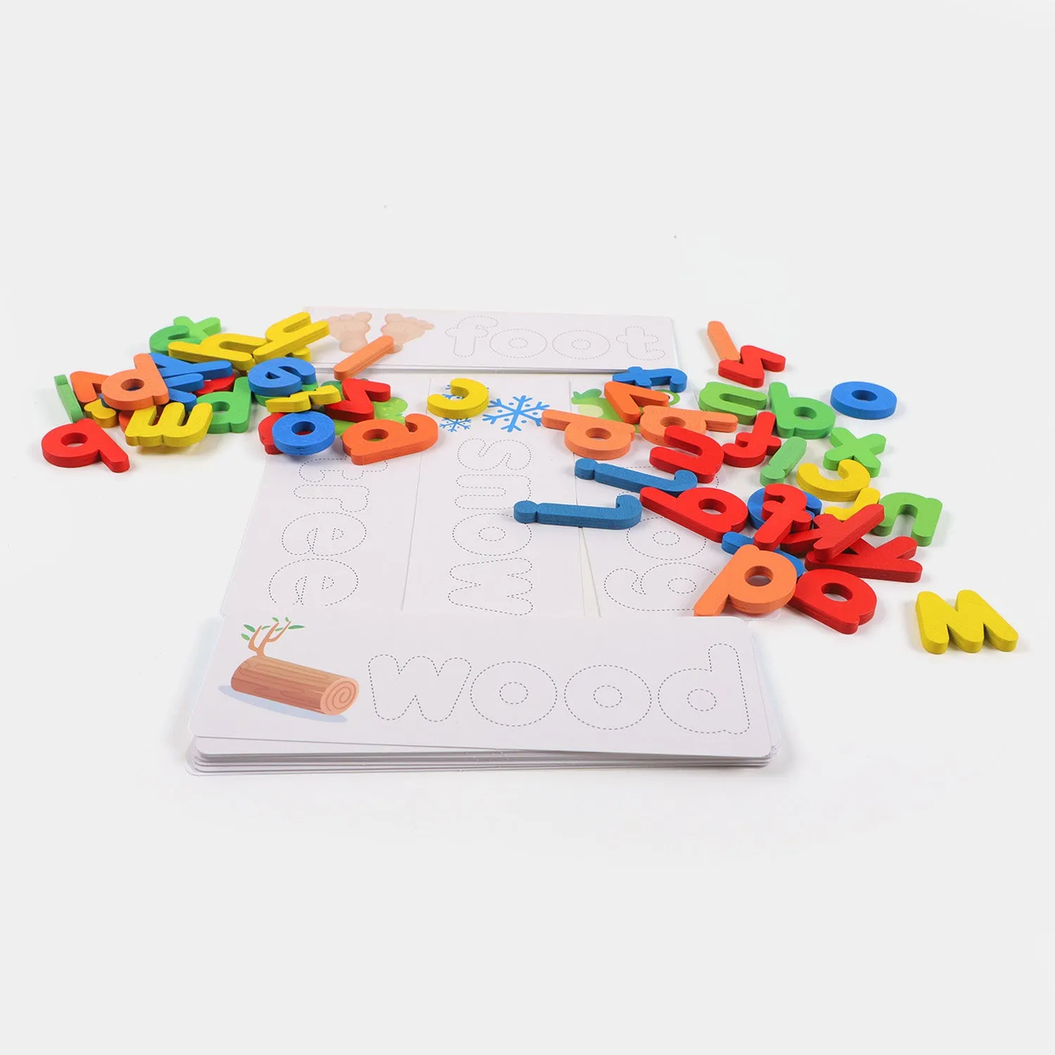 Educational Wooden Spelling Game Toy For kids