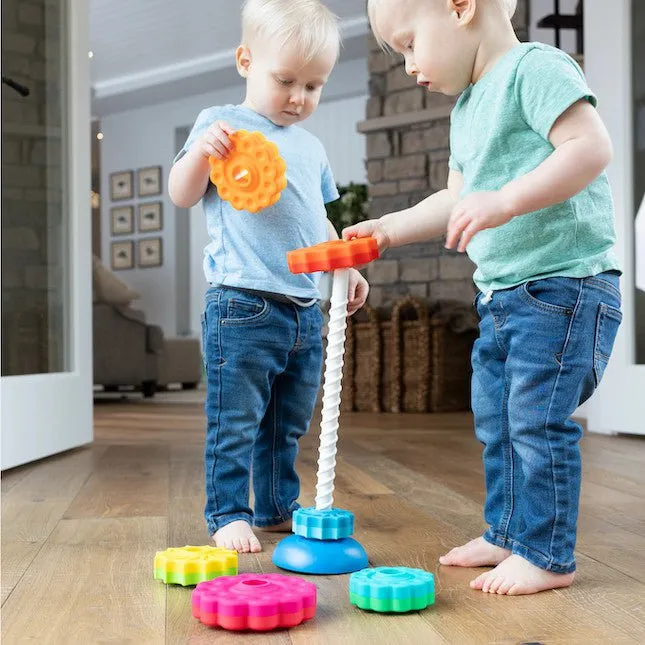 Fat Brain Toys - SpinAgain Stacking Toy