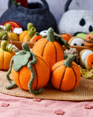 Felt Pumpkins (Set of 3)