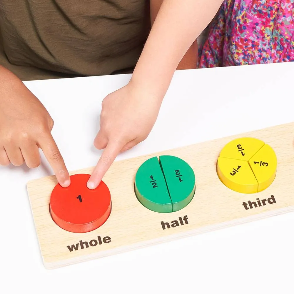 Fractions Shape Puzzle - Learning Toy