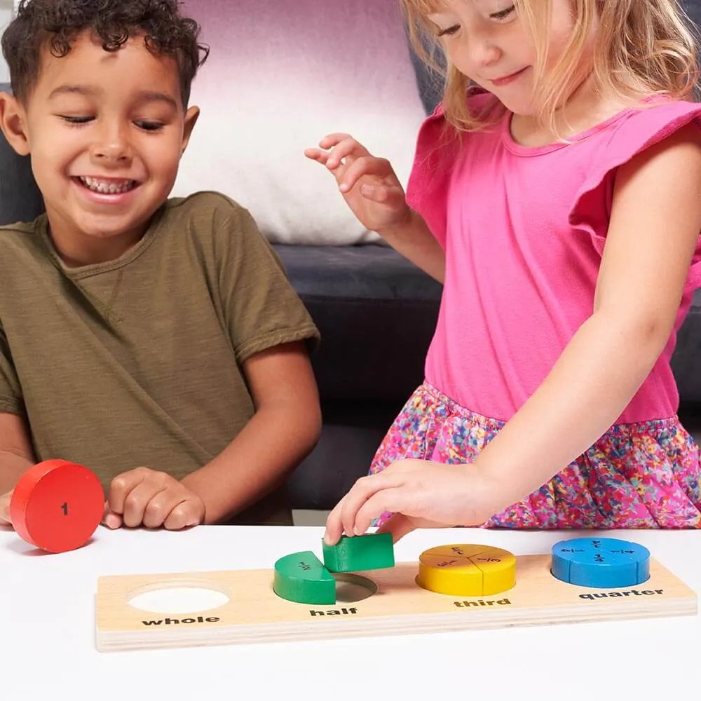 Fractions Shape Puzzle - Learning Toy