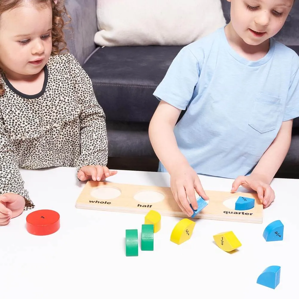 Fractions Shape Puzzle - Learning Toy