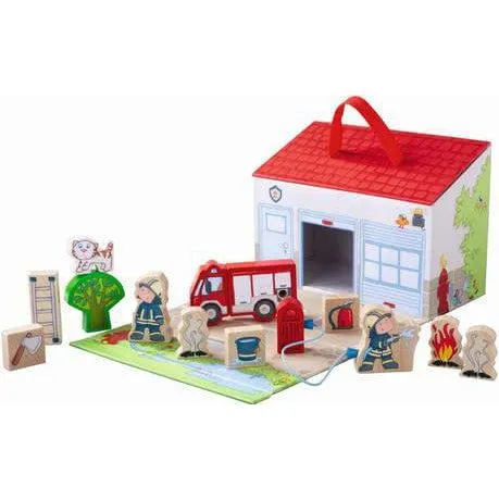 Haba Large Play Set - Fire Brigade