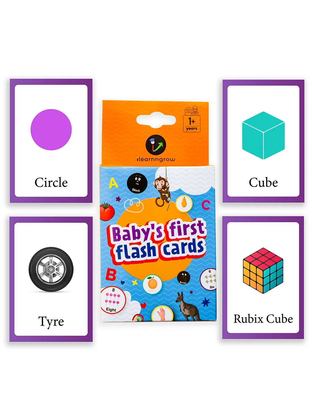 iLearnNgrow Baby's First Shape Flash Cards