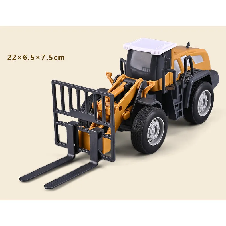 Inertia Powered Agriculture Site Vehicles Toy Set