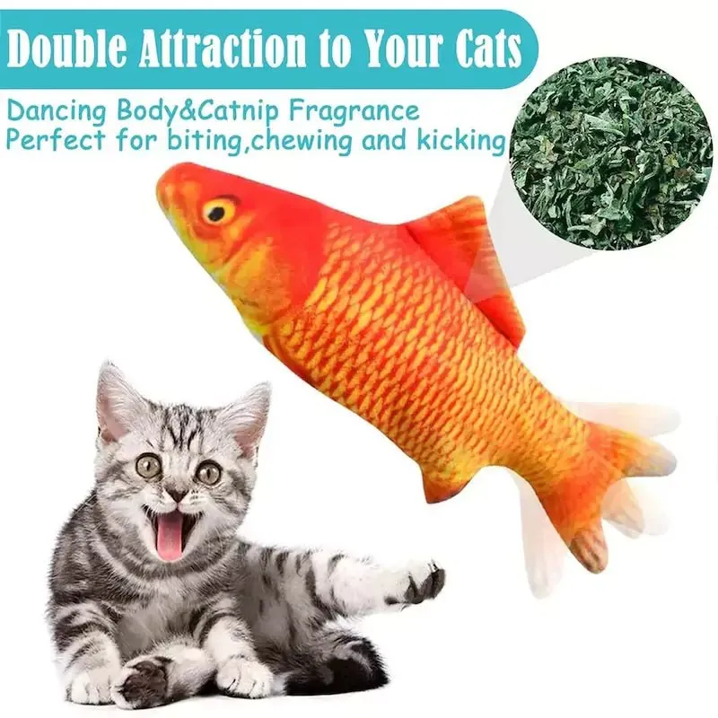 Interactive Fish Catnip Toy