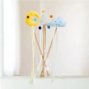 Interactive Starry Sky Cat Wand Toy for Engaging Playtime