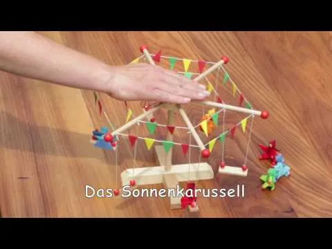 Kraul Wooden Solar Carousel Kit