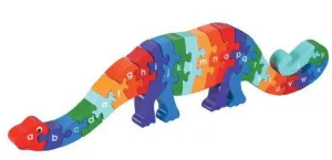 Lanka Kade Fairtrade Alphabet Puzzle Dinosaur