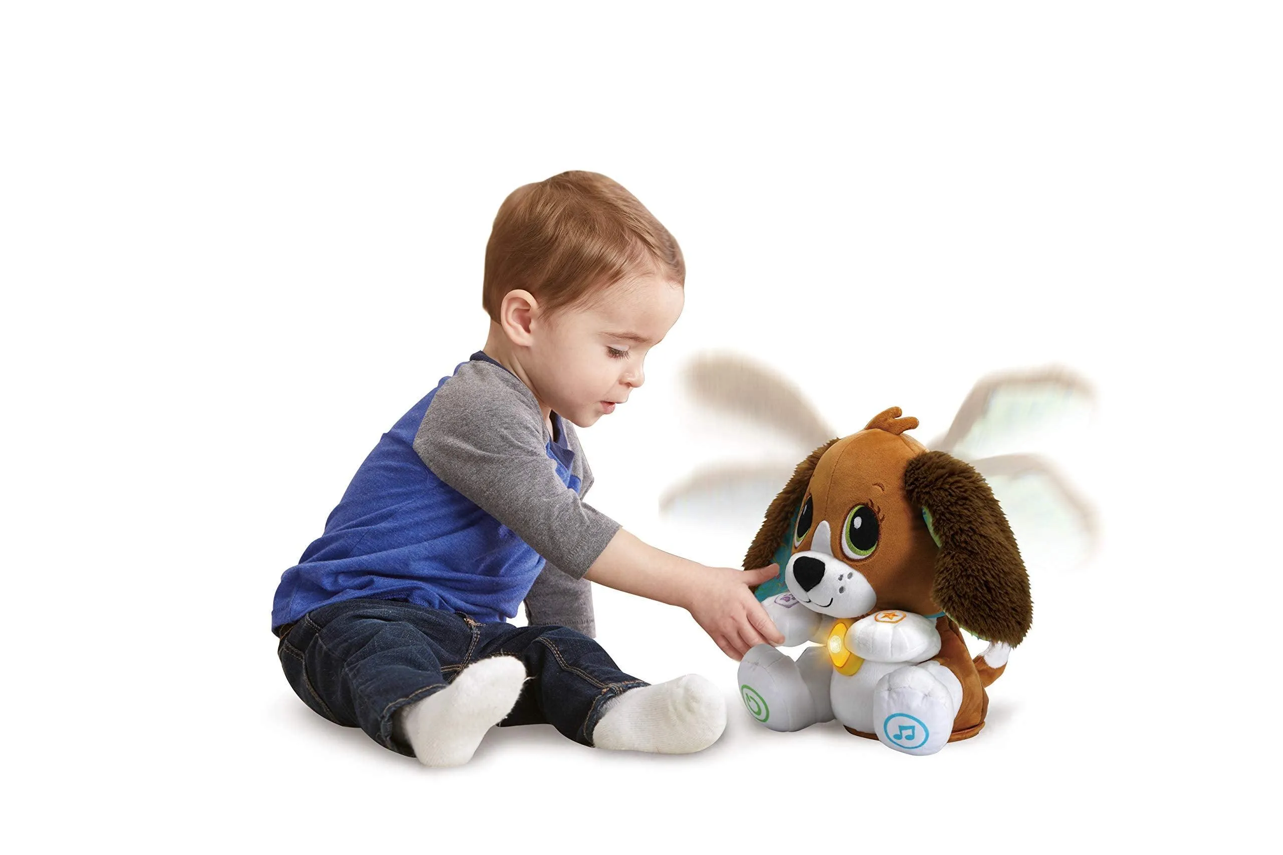 LeapFrog Speak and Learn Puppy, Cute Soft Toy for Babies & Toddlers, Baby Musical Toy with Sounds and Phrases, Sensory Toys for Babies, Educational Toys for Baby Boys and Girls aged 1, 2, 3 Years 