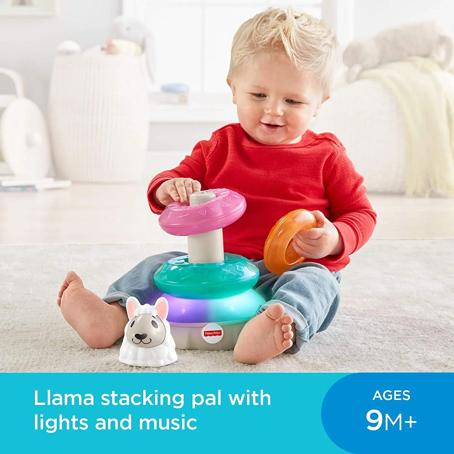 Linkimals Lights & Colors Llama Musical Stacking Toy