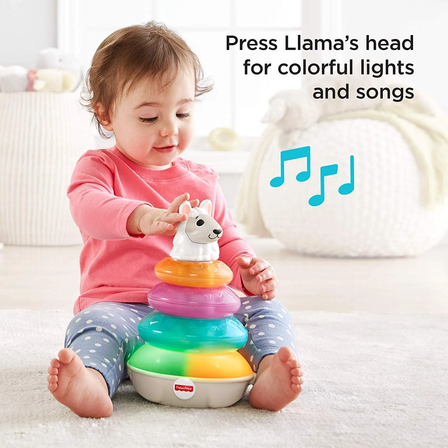 Linkimals Lights & Colors Llama Musical Stacking Toy