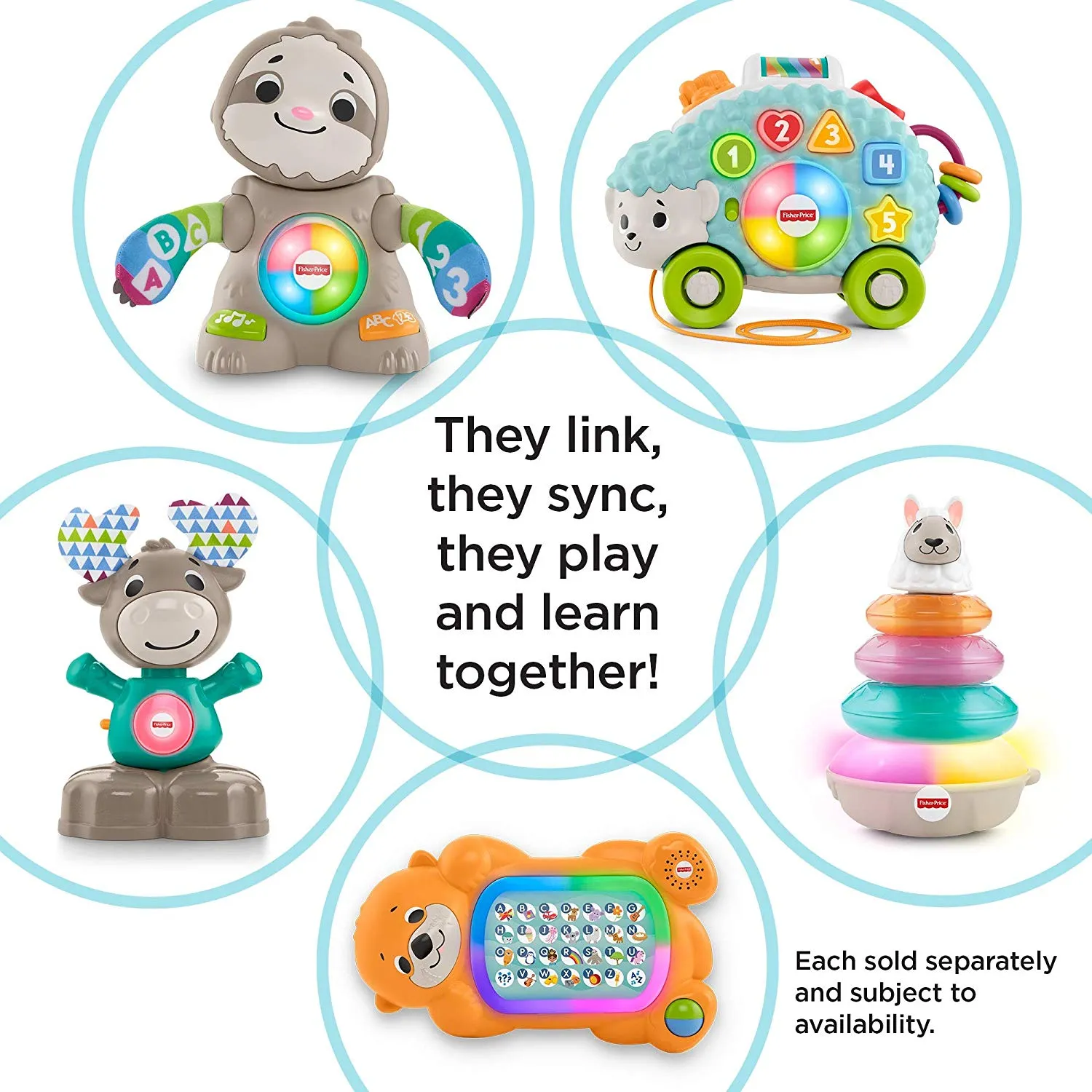 Linkimals Smooth Moves Sloth - Interactive Educational Toy with Music, Lights, and Motion