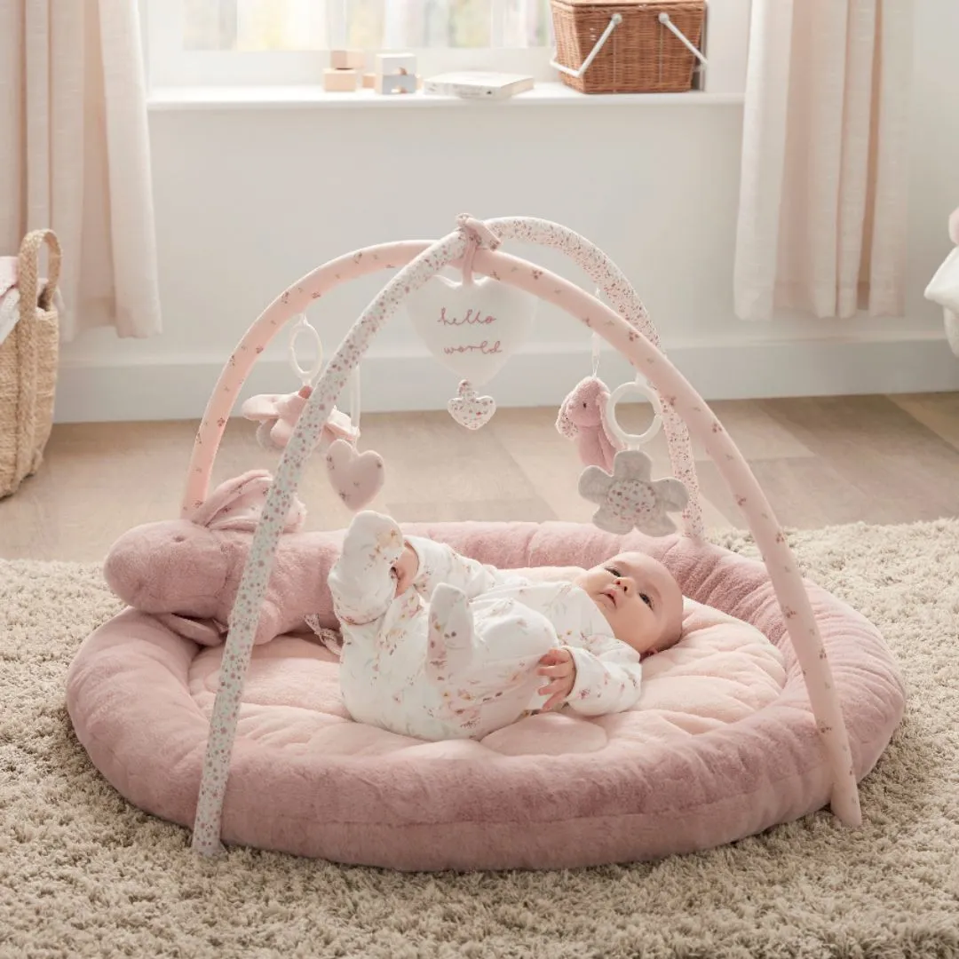 Mamas and Papas Welcome to the World Bunny Playmat - Pink