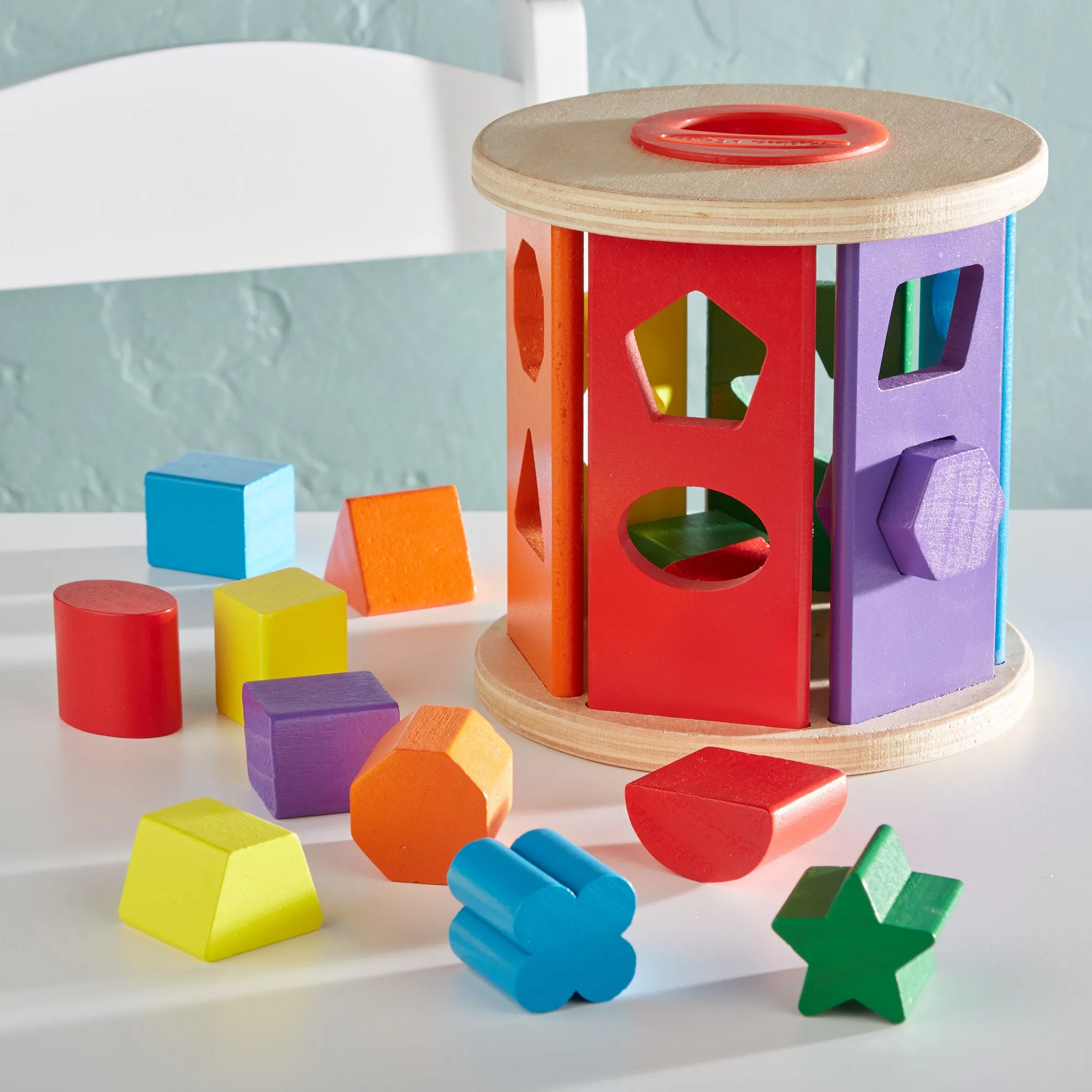 Match and Roll Shape Sorter