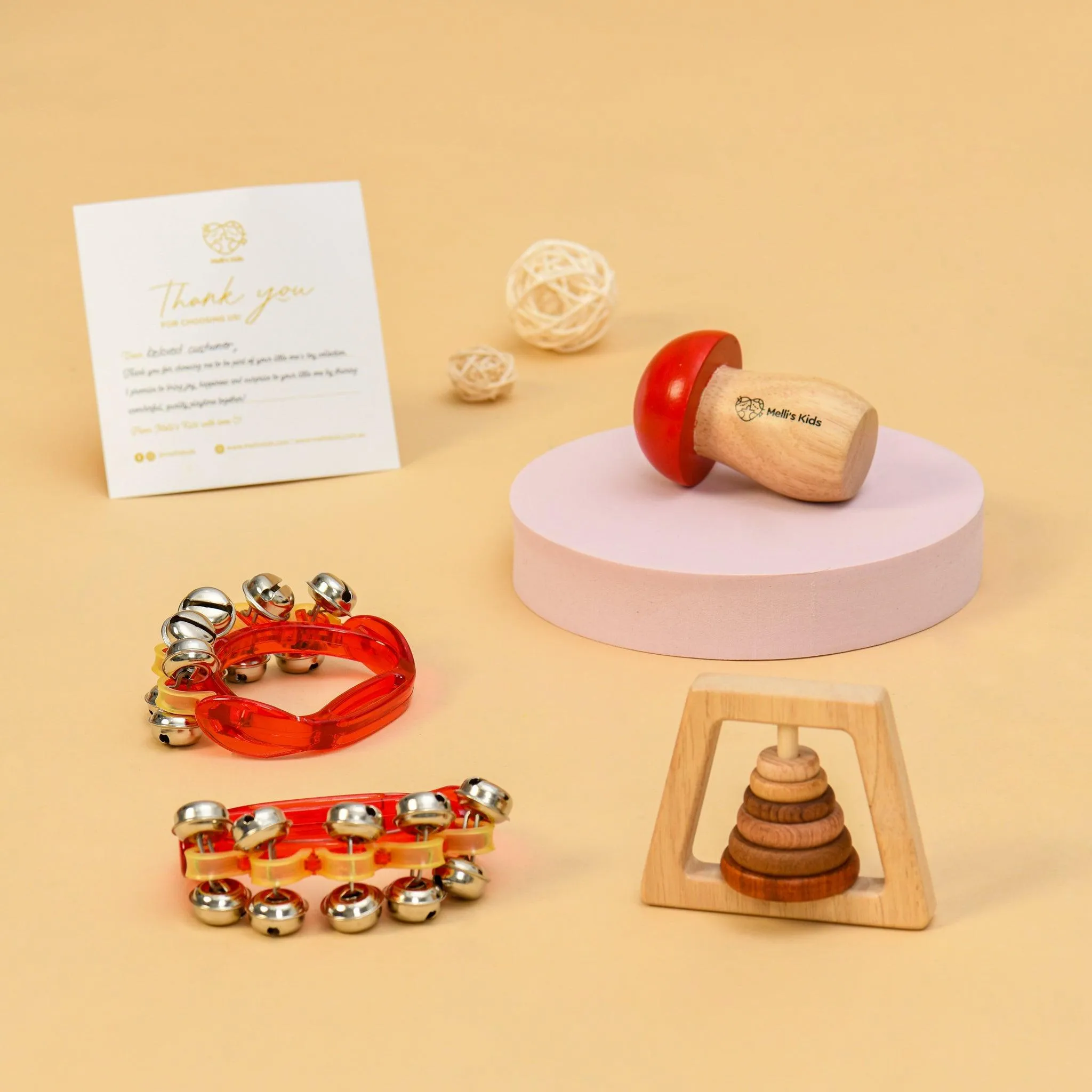 Melli's Kids Mushroom Shaker | Musical Toy