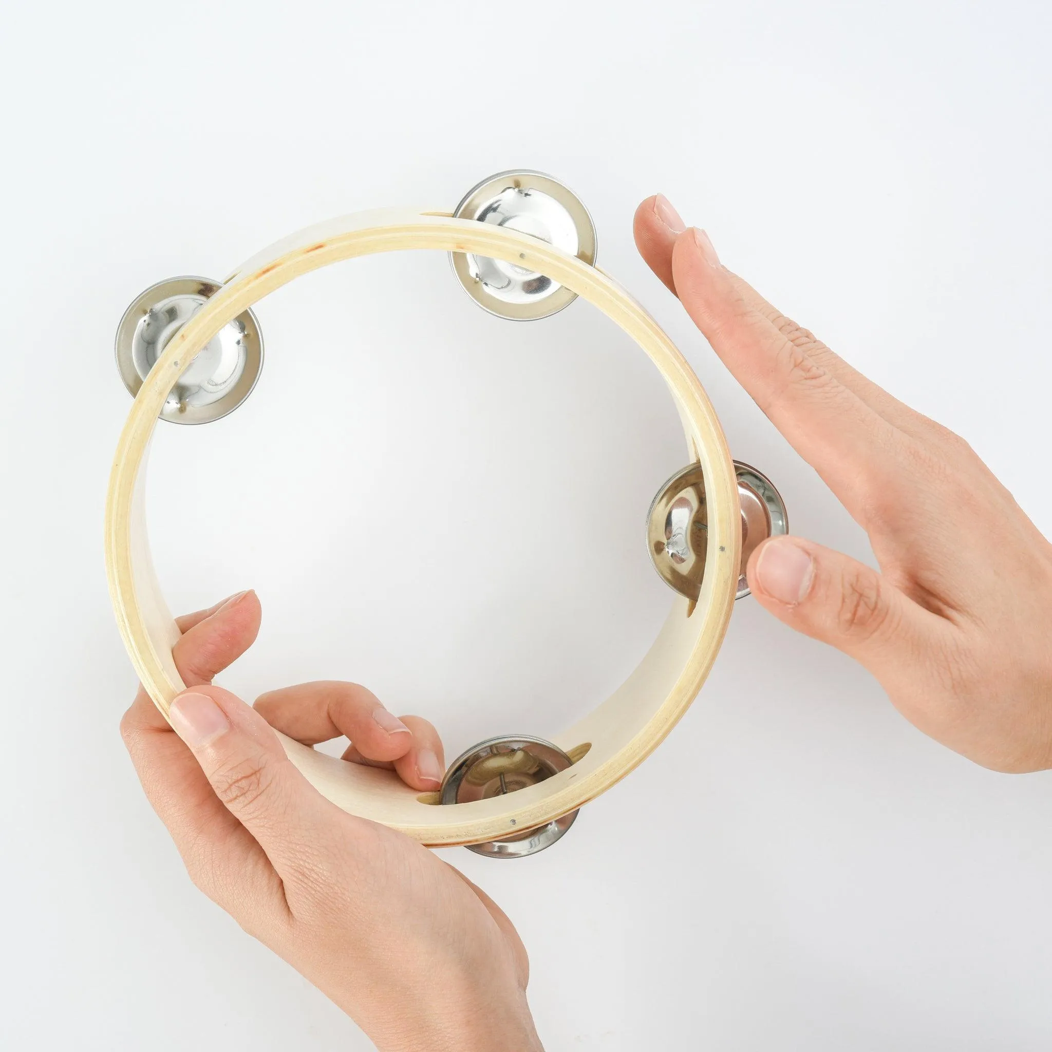 Melli's Kids Wooden Headless Tambourine | Musical Toys